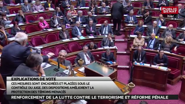 Renforcement de la lutte contre le terrorisme et réforme pénale - Les matins du Sénat (06/04/2016)