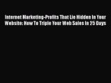 EBOOK ONLINE Internet Marketing-Profits That Lie Hidden In Your Website: How To Triple Your