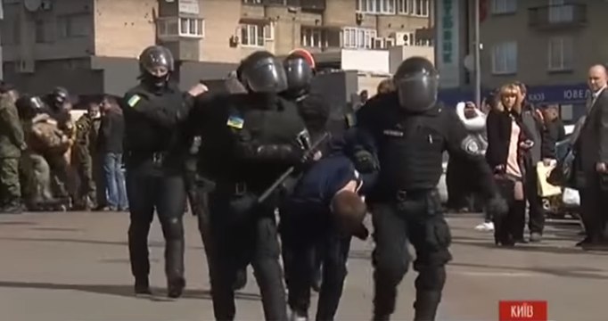 В Центре Киева прошла Спецоперация.