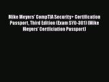 READ book Mike Meyers' CompTIA Security  Certification Passport Third Edition (Exam SY0-301)