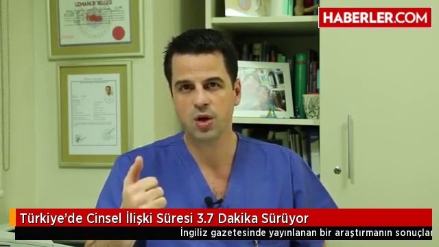Türkiye'de Cinsel İlişki Süresi 3.7 Dakika Sürüyor
