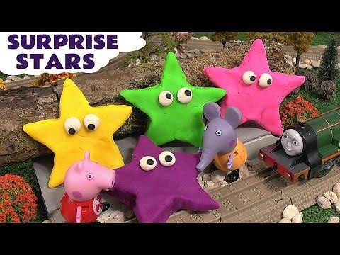 Peppa Pig Play Doh Surprise Toys Thomas and Friends Shopkins Frozen Mermaid Princess Sofia