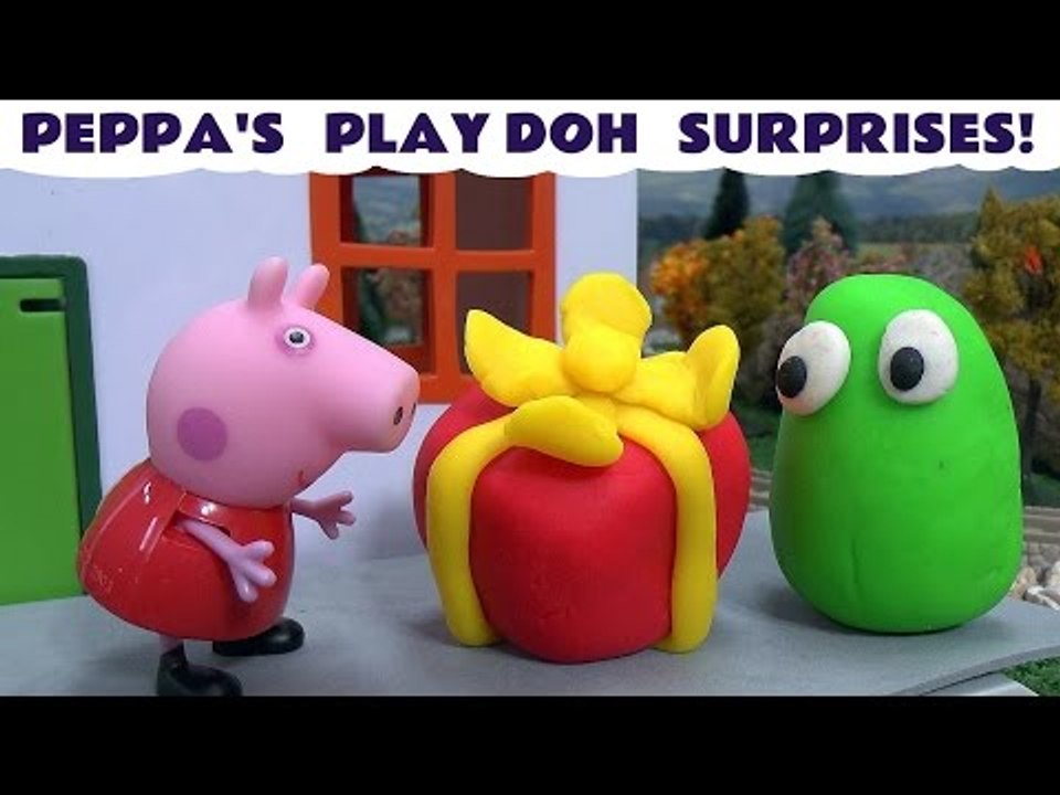 Peppa Pig Thomas and Friends Play-Doh Surprise Toys Pepa Story Surprise Play Doh Eggs Свинка Пеппа