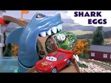 Shark Attack Kids Kinder Surprise Eggs Cars Hot Wheels Super Hero Thomas The Train Toys Iron Man