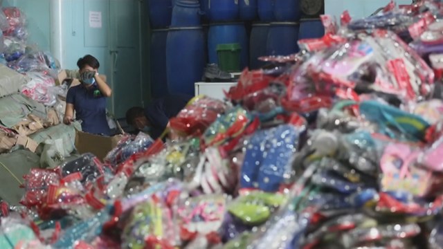 Filipinas destruye miles de productos incautados