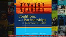 Coalitions and Partnerships in Community Health