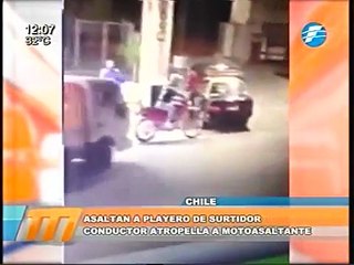 Conductor atropella a ladrones en plena acción 29/10/15