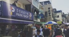 Hong Kong Supermarket Staff Move Boxes With Kung Fu Flair