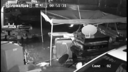 Out-of-control car smashes into shop in China