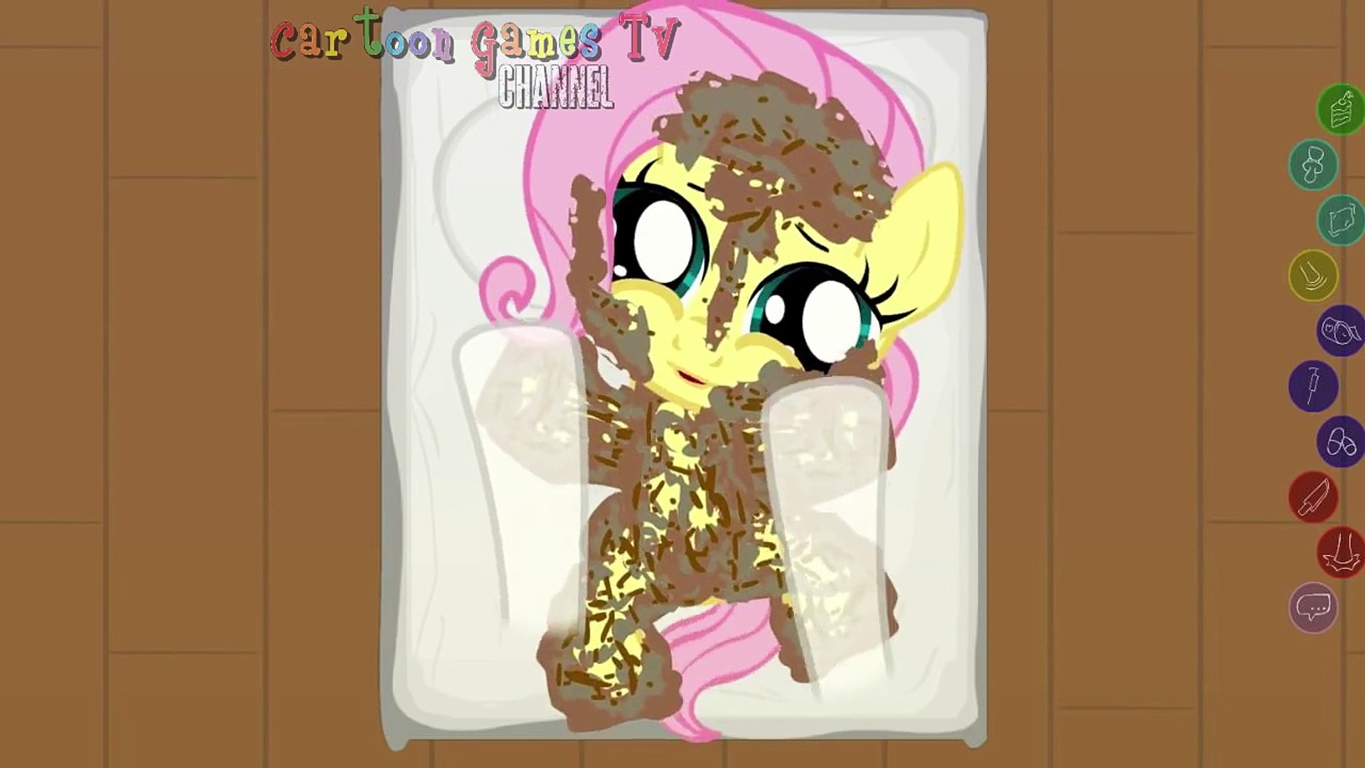 Joy Pony episode 12: Fluttershy. Pony Care for kids! - video Dailymotion