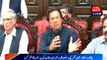 Peshawar: Chairman PTI Imran Khan, Pervez Khattak press conference