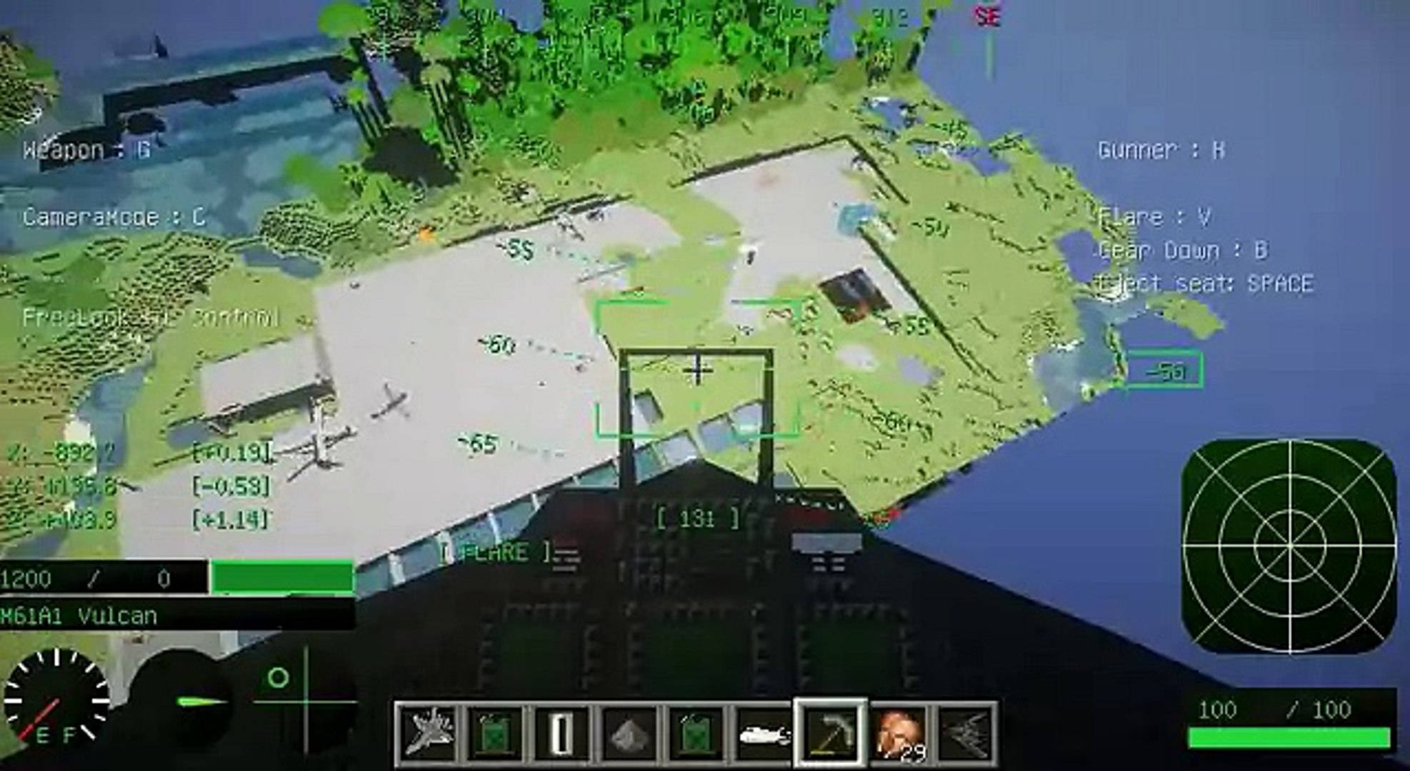 Minecraft 戦闘機 F２２ラプター Mcヘリコプターmod Video Dailymotion