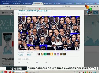 Critica Wikileaks en twitter financiamiento de proyecto Panamá papers