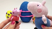 Peppa Pig Play Doh Easter Eggs Huge Playdough Surprise Eggs Toys Hasbro Part 2