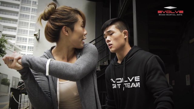 Angela Lee Women's Self Defense Tip #3: Rear Bear Hug Escape | Evolve University
