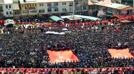 Şehit Komiser Yardımcısı Aktaş'ı,15 Bin Gümüşhaneli Uğurladı