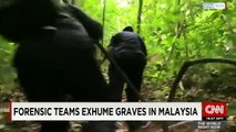 Forensic Teams Exhume Graves Found At Trafficking Camps