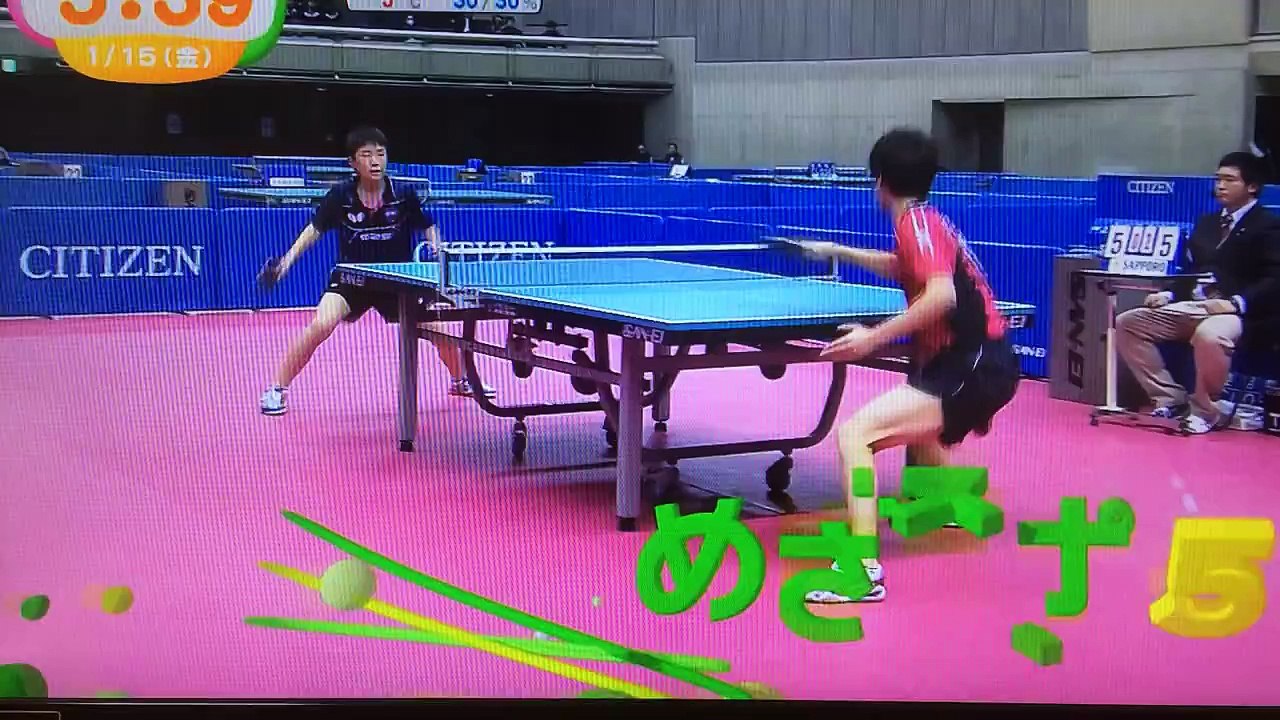 卓球全日本選手権・ｽｰﾊﾟｰ小学生【張本智和】◆石川佳純・福原愛・好スタート！！