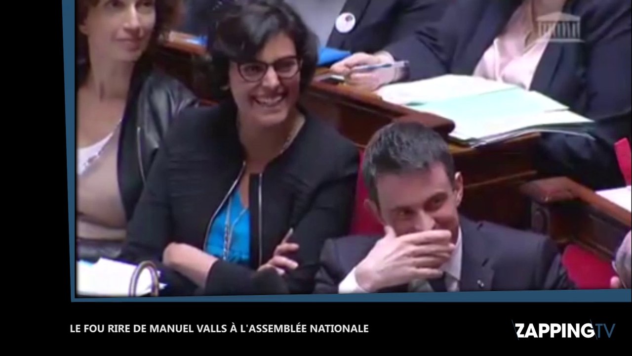 Le fou rire de Manuel Valls à l’Assemblée nationale (Vidéo)