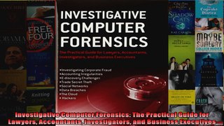 Investigative Computer Forensics The Practical Guide for Lawyers Accountants