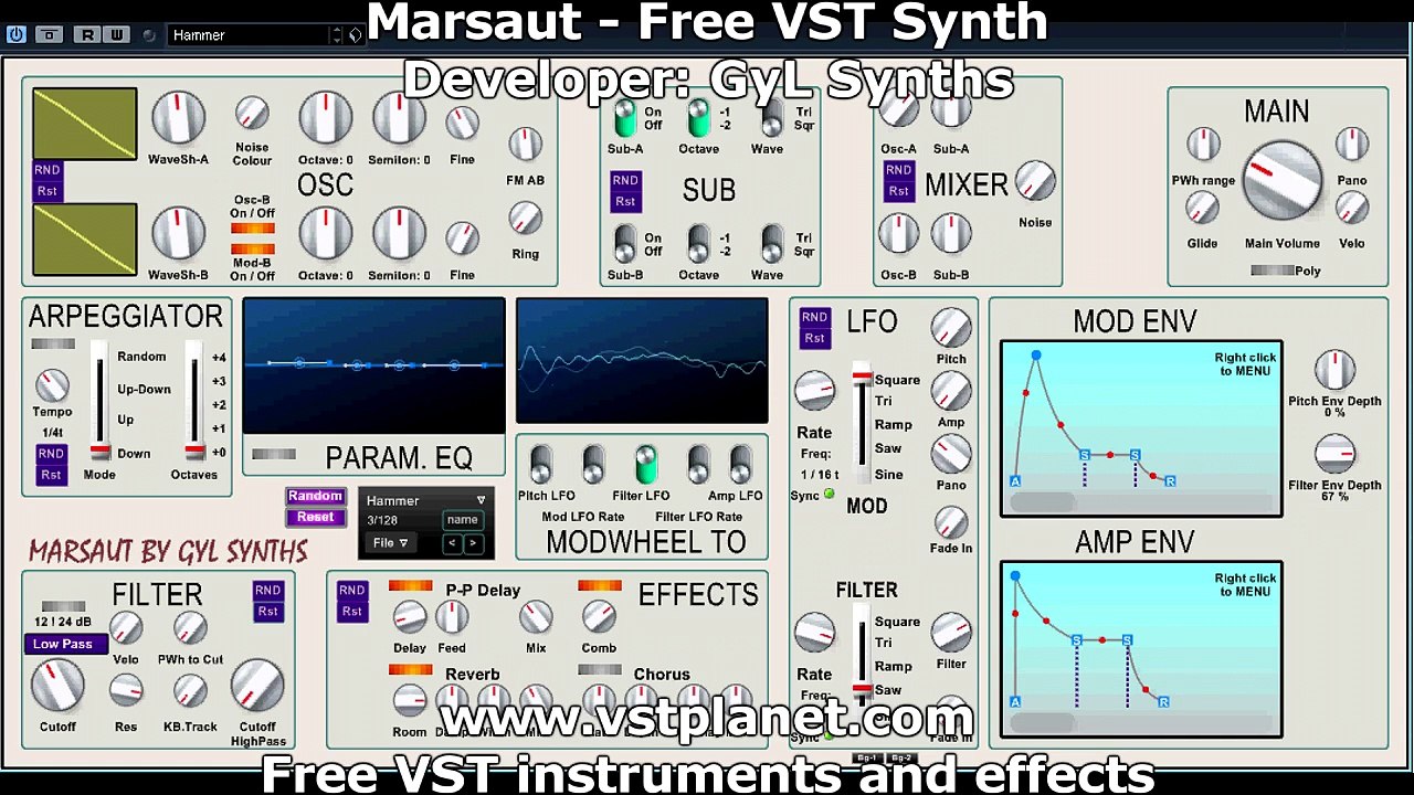 Synthesizer Software Marsaut - vstplanet.com