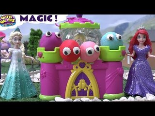 Glitzi Globes Play Doh Magic Disney Princess Ariel Frozen Magiclip Surprise Eggs Hello Kitty Train