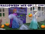 Halloween Play Doh Frozen Peppa Pig Thomas and Friends Shopkins Costume Mix-Up Elsa Princess Anna