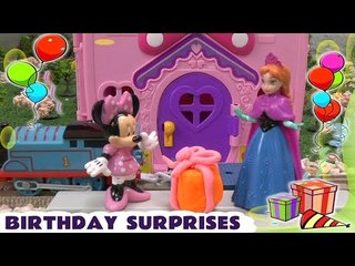 Princess Play Doh Minnie Mouse Birthday Presents Thomas And Friends Frozen Anna Belle Ariel Mermaid