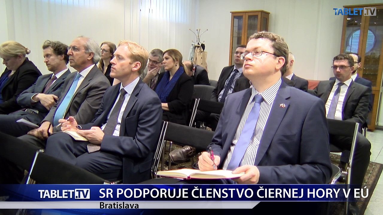 Slovensko podporuje Čiernu Horu v eurointegrácii