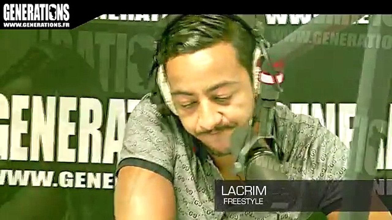 Lacrim Freestyle ,Live des studios de Generations