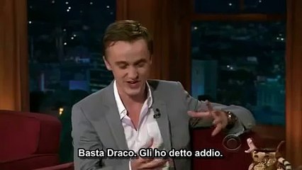 Tom Felton on the Late Late Show SUB ITA