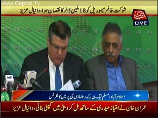 Danial Aziz bokhlahat main Rehman Malik ko Malik Riaz keh gaye