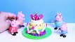 Peppa Pig Chef Peppa Pig Happy Birthday Cake How to Make Playdough Cake DIY Part 8