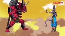 Lord Beerus vs Alien Beerus destroys planet Vision of Super Saiyan God   Dragon ball Super
