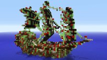 The Ark - Massive Controllable Slime Block Pirate Ship In Minecraft