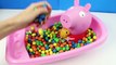Peppa Pig Bathtime Gumball Bath Surprise Toys Juguetes de Peppa Pig Part 4