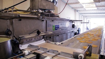 EUROTÚNEL - Túnel automático en continuo para asar arepas del Chocolo..