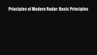 Download Principles of Modern Radar: Basic Principles PDF Free