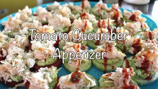 Snazzy Snack Low Carb Cucumber and Tomato Bites Episode 14
