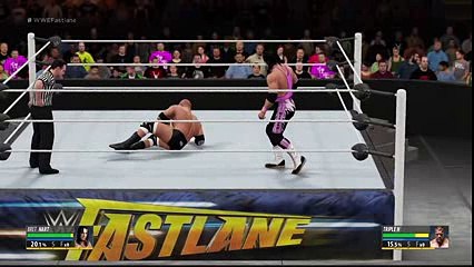WWE 2K16 Bret Hart vs Triple H