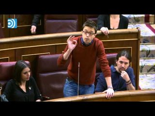 Íñigo Errejón se enfrenta con la presidencia del Congreso