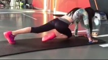 Pretty Thai Girl Workout in Gym for Fitness