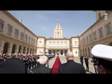 Roma - Mattarella incontra i Reali di Norvegia in visita di Stato (06.04.16)