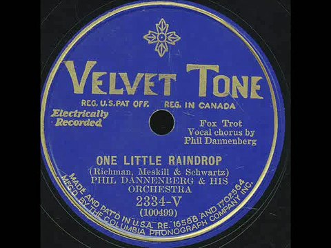 One Little Raindrop-Phil Dannenberg Orch-Gene Krupa