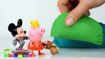 Peppa Pig Oeuf Surprise & Mickey Mouse, Minions Jouets Pâte à modeler pour les enfants