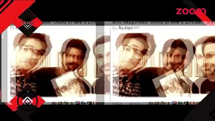 Shah Rukh Khan promotes Emraan Hashmi's book