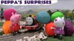 Peppa Pig Play Doh Surprise Eggs Dressing Up Свинка Пеппа Thomas & Friends Surprise Toys Episode