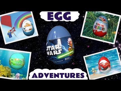 Kinder Surprise Eggs Barbie Disney Cars Play Doh Thomas & Friends Surprise Eggs Spongebob Star Wars