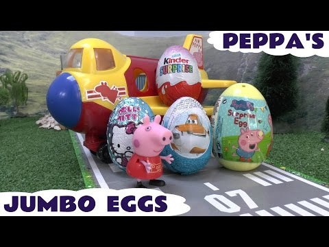 Peppa Pig Egg Surprise Disney Planes Princess Thomas and Friends Kinder Surprise Eggs Hello Kitty