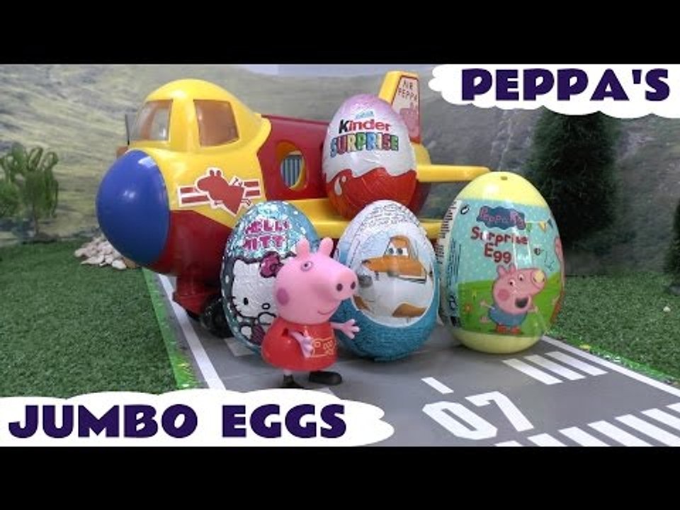 Peppa Pig Egg Surprise Disney Planes Princess Thomas and Friends Kinder Surprise Eggs Hello Kitty